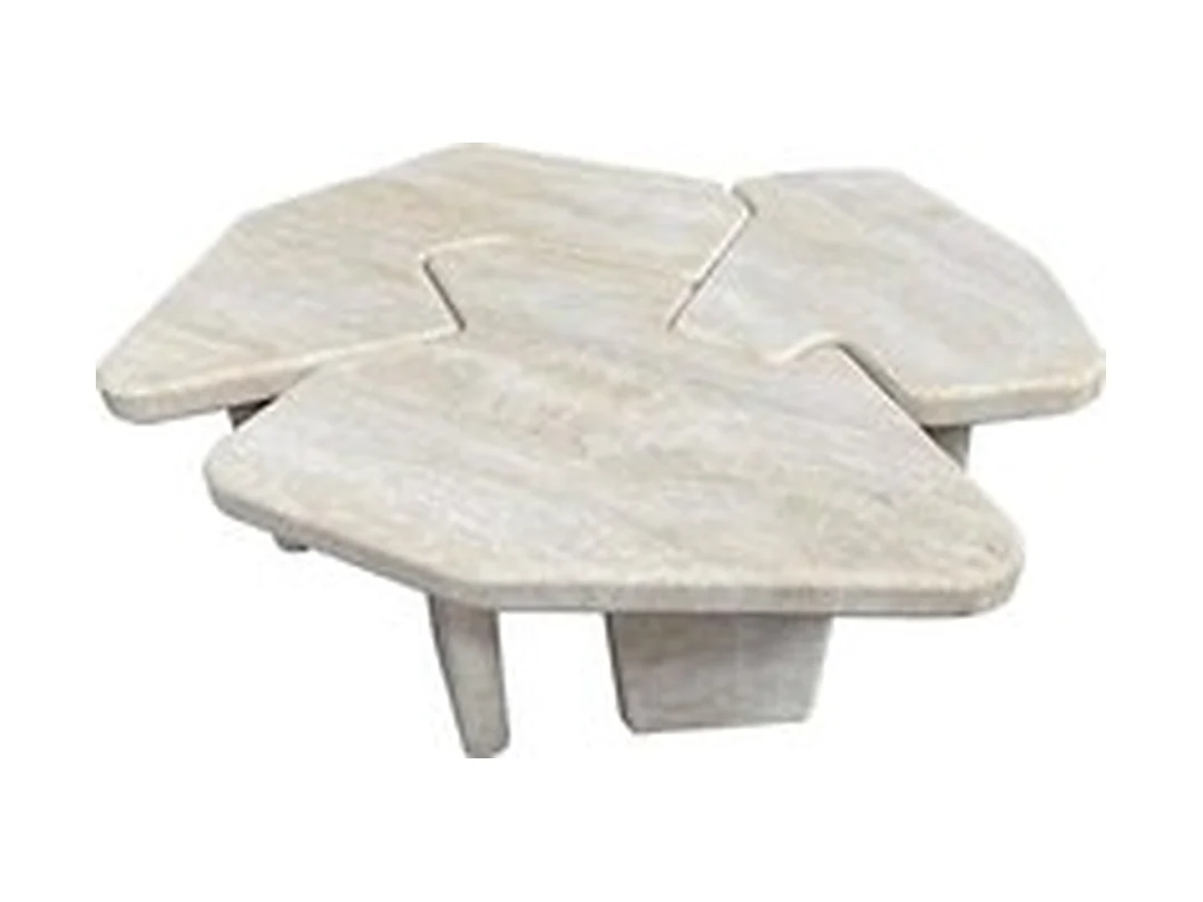 Enna Travertine Coffee Table