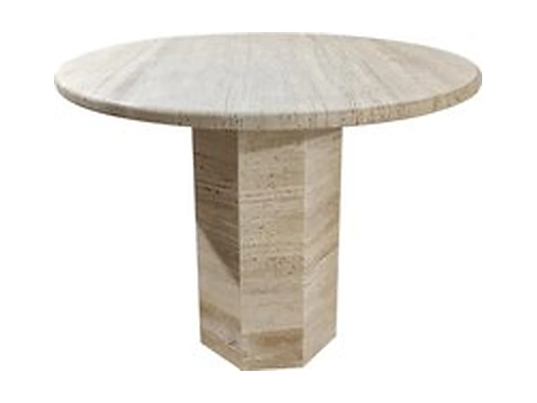 Vela Travertine Coffee Table