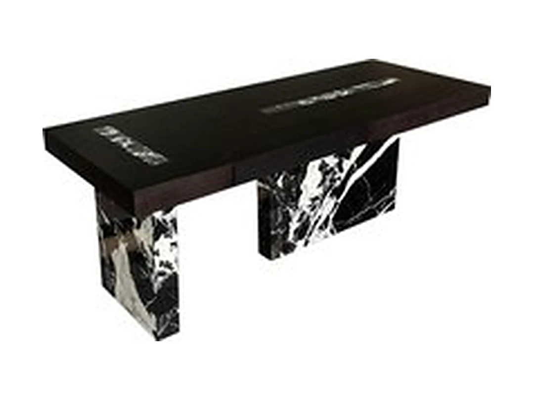 Solenne Noir Grand Antiquedark Dining Table