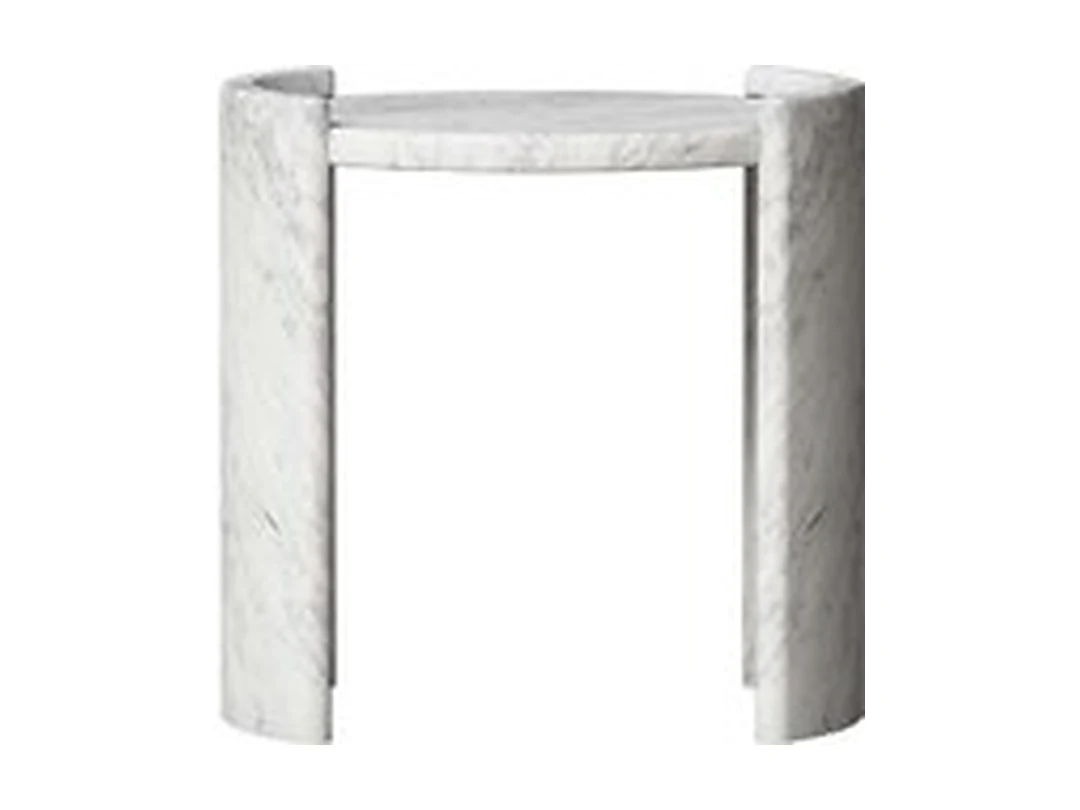 Arris Carrara Side Table