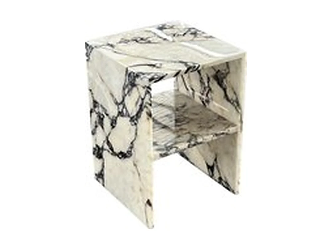 Onda Calacatta Viola Side Table