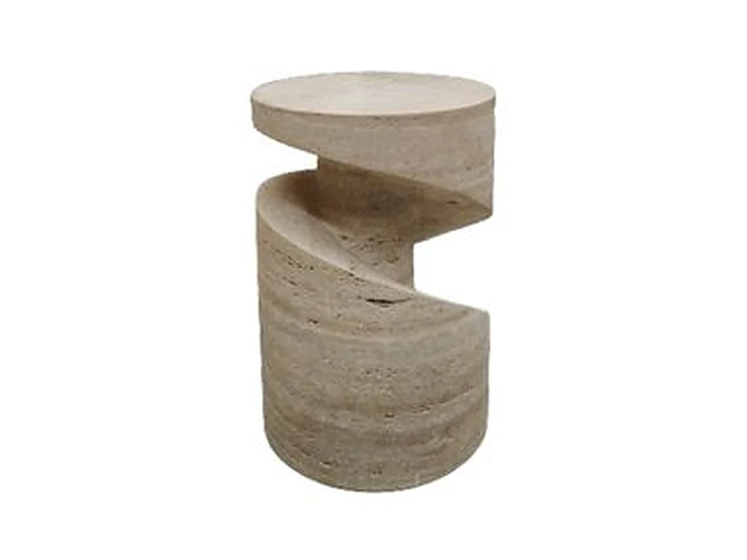 Salina Travertine Side Table II