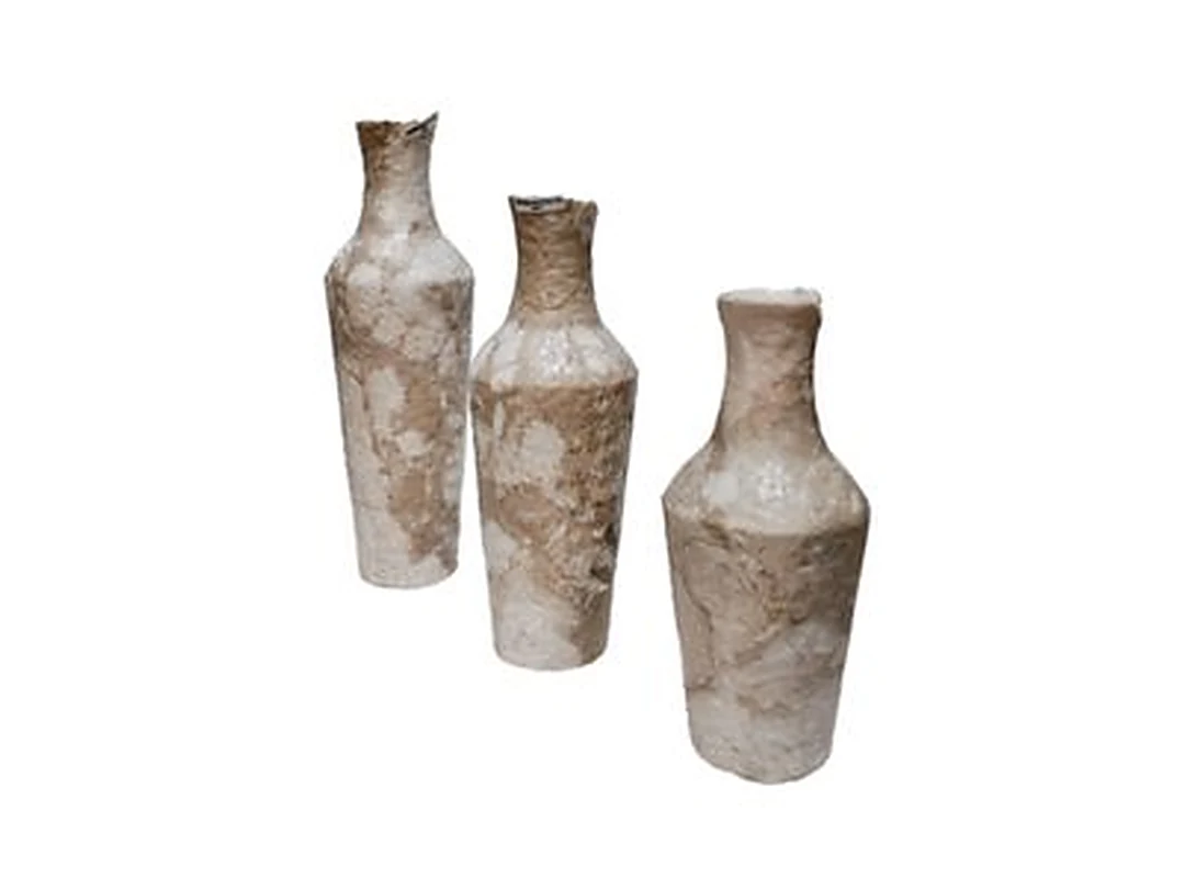 Riva Travertine Vase