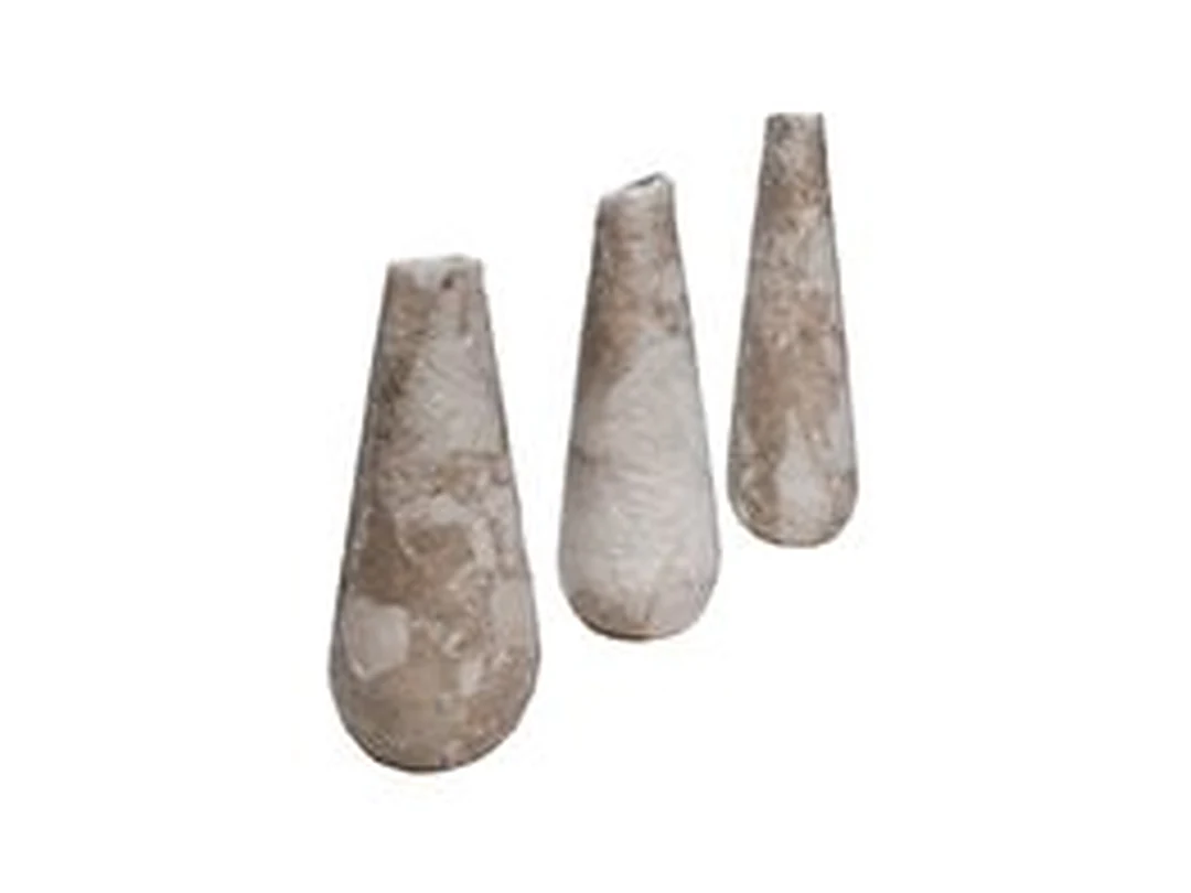 Plinth Travertine Vase